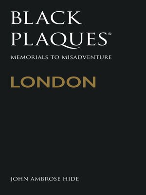 cover image of Black Plaques London